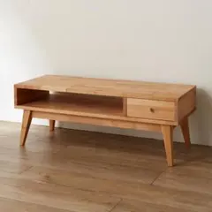 タ*カ様 ベルメゾン・天然木アルダー材を使ったテレビラック ＜幅95cm＞のサムネイル