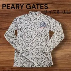 【美品✨】パーリーゲイツ 美品　スヌーピーコラボ　モックネックシャツ　サイズ6