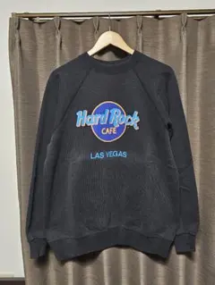 Hard Rock CAFE　スウェット　ラスベガス　Hanes　90s　古着