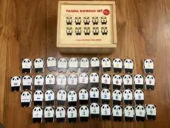 パンダドミノセット 木製(使用済・中古品・欠品あり)のサムネイル