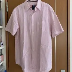 CHAPS 半袖シャツ ストライプ柄 コットン Mサイズのサムネイル
