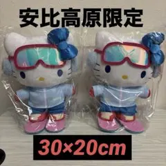 ハローキティスキーウェア 安比高原限定キティぬいぐるみ大2つ、小2 計