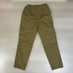 カーキ色 ウエストゴム 裏起毛長ズボン 150サイズ
