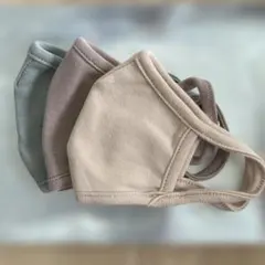 洗える コットン混 立体マスク 3枚セットのサムネイル