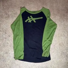 【希少/00s】ASICS オールドアシックス ラグランTシャツ Y2K L/Sのサムネイル