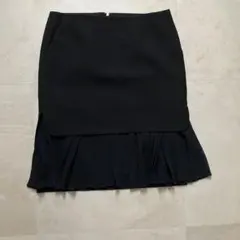 ADORE 膝丈スカート　プリーツ　黒　38のサムネイル