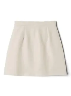 GRL グレイル インパン付き台形ミニスカート ac1891 アイボリーSサイズ