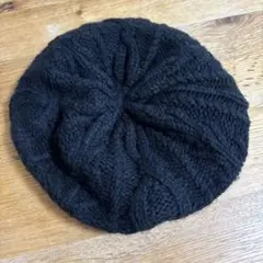 NEXT 7-10yrs ベレー帽 黒 ニット ★着画あり