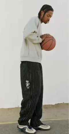 Stussy x Nike Striped Wool Pants 