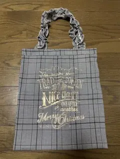 NICE CLAUP 2017 AW チェック柄 トートバッグのサムネイル