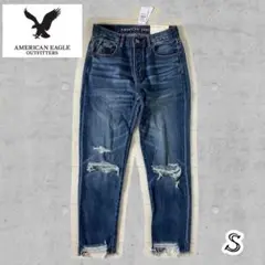 新品タグ付き【アメリカンイーグル】ダメージデニム S
