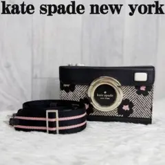 希少♡美品♡ケイトスペード ブランドロゴ カメラ デザイン ショルダーバッグ