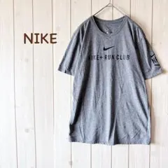 ＊NIKE ナイキ＊ ロゴプリント DRI-FIT 半袖Tシャツ L グレー