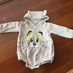 トムとジェリー フリースロンパース 80cm コスプレ