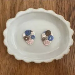 ⑤43ミナペルホネン パッチンピン ヘアアクセサリー ハンドメイド