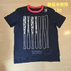 GAP KIDS 野球バットプリント Tシャツ M (8)