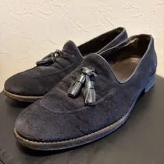 【ZARA】タッセル付きスウェードローファー【25cm】