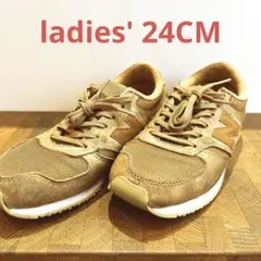 New Balance 420 LBR スエード 茶 24cm 汚れあり