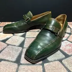 Berluti ベルルッティ ローファー パティーヌ グリーン　希少 26cmのサムネイル