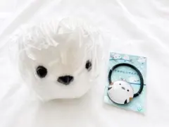 シマエナガ ぬいぐるみ ヘアゴム 2点セット AMUSE きながにシマエナガ