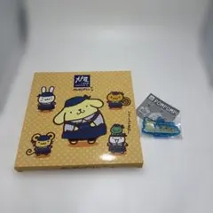大戸屋ポムポムプリンメラニンプレート　おまけのクリアチャーム付き