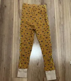 マーキーズ 140 花柄 ワッフル ロングパンツ レギンス