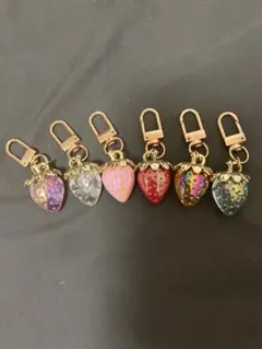 いちご　キーホルダー　６個セット