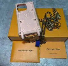 Louis Vuitton iPhone14proケース チェーン付き