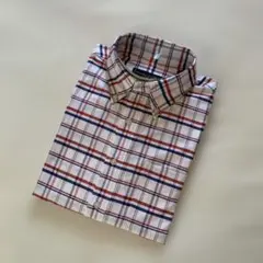 インターナショナルギャラリー ビームスチェックボタンダウンシャツ Size:L