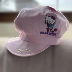 ［新品未使用］タグ付き　HELLO KITTY キャスケット　52cm