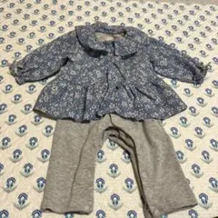 petit main 花柄ロンパース・カバーオール　サイズ70