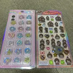 うるちゅるモンチッチ ポップシール おはじきシール2セット