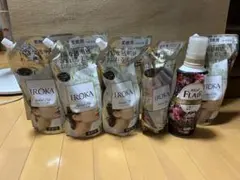生産終了品】花王IROKA ベースアップクレンズ 本体600g 6本 詰替1つ