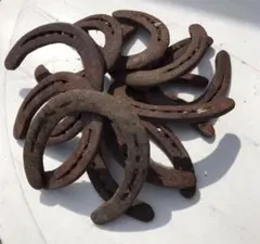 【月と華様専用】馬の蹄鉄　鉄5個