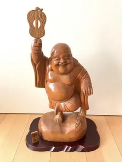 ぷーさん　七福神布袋様 彫刻 薫作 ぷーさん様専用 七福神布袋様 彫刻 薫作