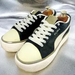 ★PUMA プーマ★厚底スニーカー/24.5cm/スポーツシューズ/黒