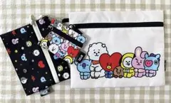BT21 3連ポーチ 3個セット