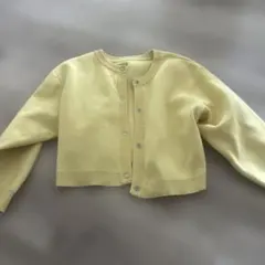 INGNI 黄色 ボタン付き厚手カーディガン
