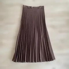 ZARA ザラ プリーツスカート ブラウン