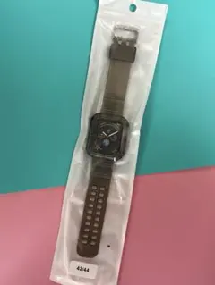 【新品】Apple Watch用ブラッククリアバンド 42/44mm