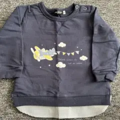 bebe トレーナー 90cm 飛行機デザイン