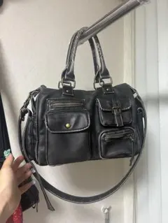 美品 00s archive shoulder bag Y2K 2WAY 黒 - メルカリ