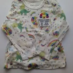 BIT'Z 長袖Tシャツ 総柄 ライオン 虹　95cmのサムネイル