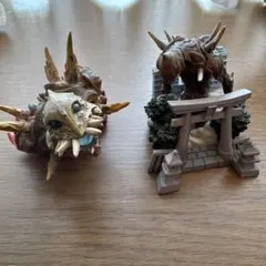 巨神兵　ジブリ　ナウシカ　庵野秀明　フィギュア　ガチャ　２個セット 巨神兵 ジブリ ナウシカ 庵野秀明 フィギュア ガチャ 2個セット