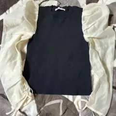 ZARAパフスリーブ トップス
