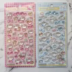 【正規品】ボンボンドロップシール キティピンク、シナモロール2種セットのサムネイル