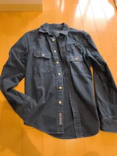 Abercrombie & Fitch 長袖シャツ ネイビー XSのサムネイル