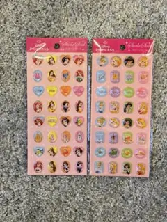 【新品未開封】Disney プリンセス ストーンシール 2種セット