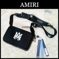 正規品】AMIRI アミリ Staggered ロゴ ショルダーバッグ - メルカリ