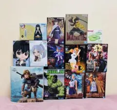 人気　プライズフィギュア　まとめ売り　13個セット　ワンピース 鬼滅の刃 他